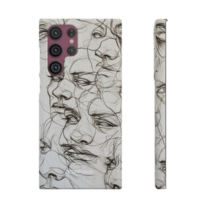 Ethereal Faces | Slim Phone Case for Samsung