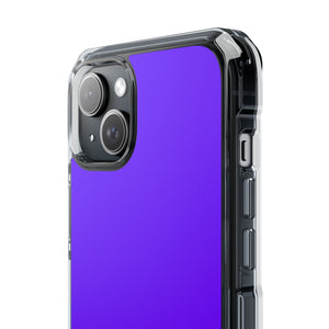 Electric Indigo | Phone Case for iPhone (Clear Impact Case - Magnetic)