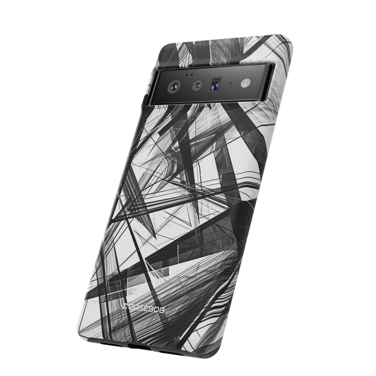 Monochrome Chaos | Protective Phone Case for Google Pixel