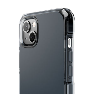 Charcoal Black | Phone Case for iPhone (Clear Impact Case - Magnetic)