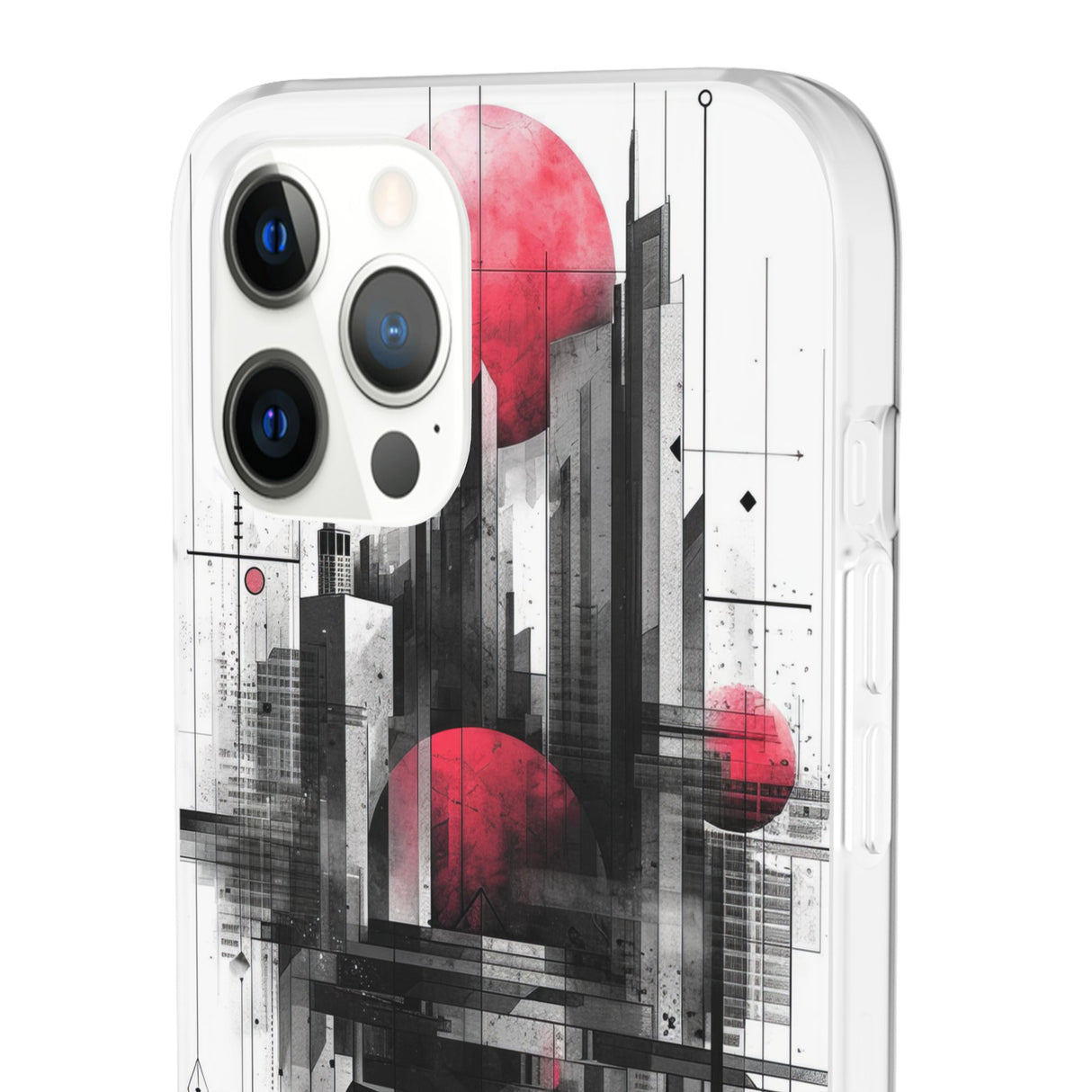 Cyber Gridscape | Flexible Phone Case for iPhone