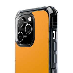 Orange Peel | Phone Case for iPhone (Clear Impact Case - Magnetic)