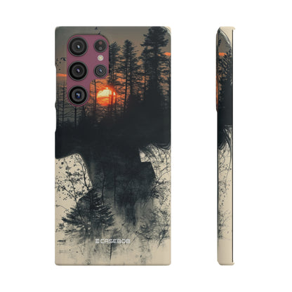 Tranquil Silhouette | Slim Phone Case for Samsung