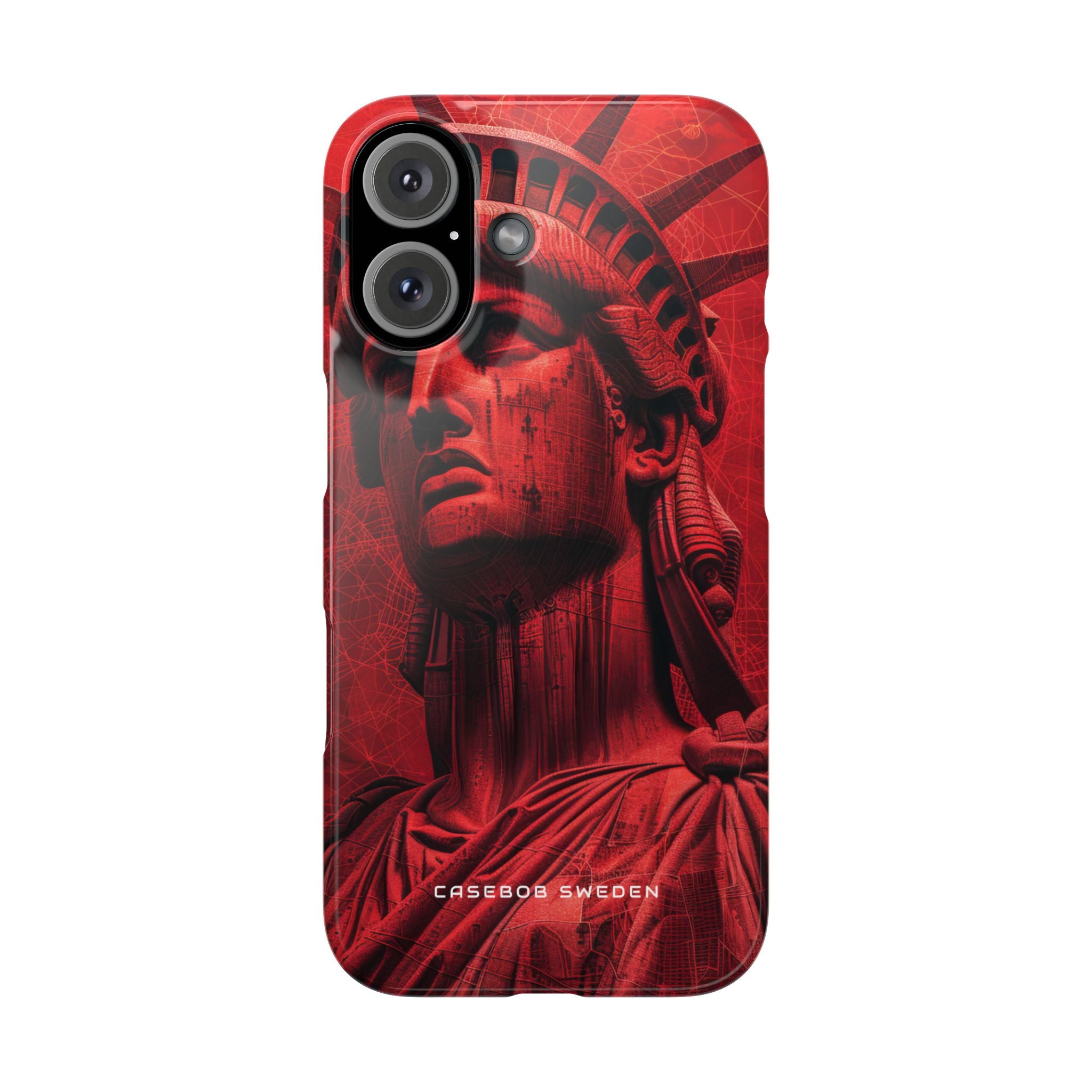 Zen Red Liberty Vision iPhone 16 - Schlanke Handyhülle