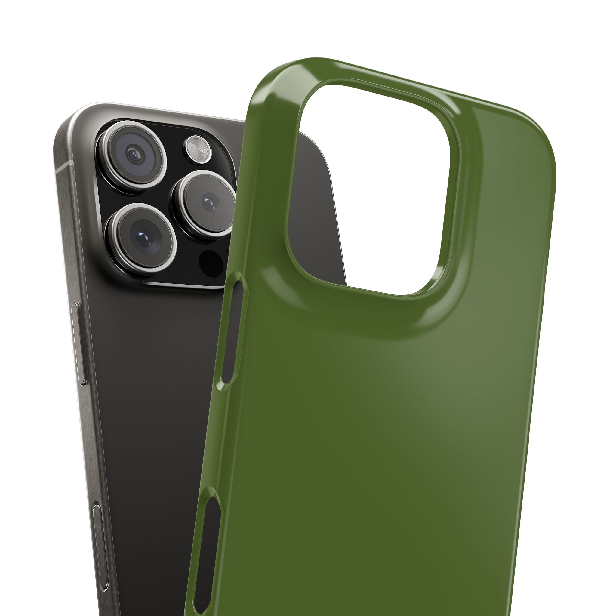 Dark Olive Green iPhone 16 - Slim Phone Case