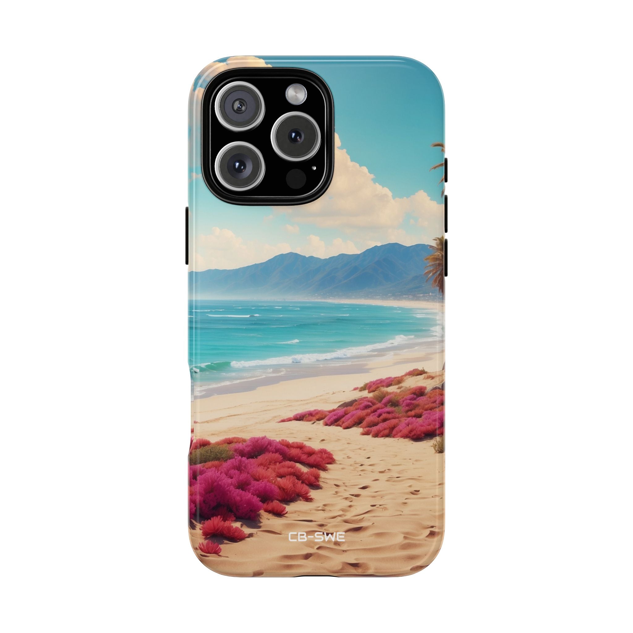 Footprints Trace Sand - iPhone Case