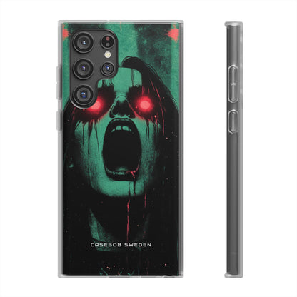 Haunting Glow of Gothic Eyes Samsung S22 - Flexi Phone Case