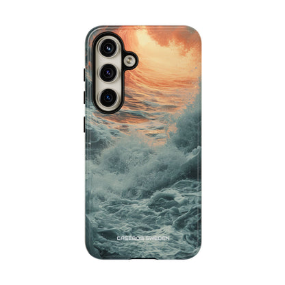 Fiery Wave Power - Tough Samsung S24 Phone Case