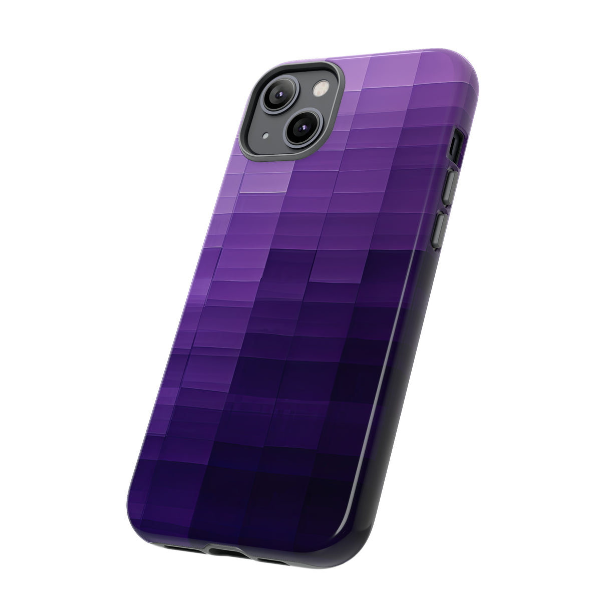 Purple Square Fusion - Protective Phone Case