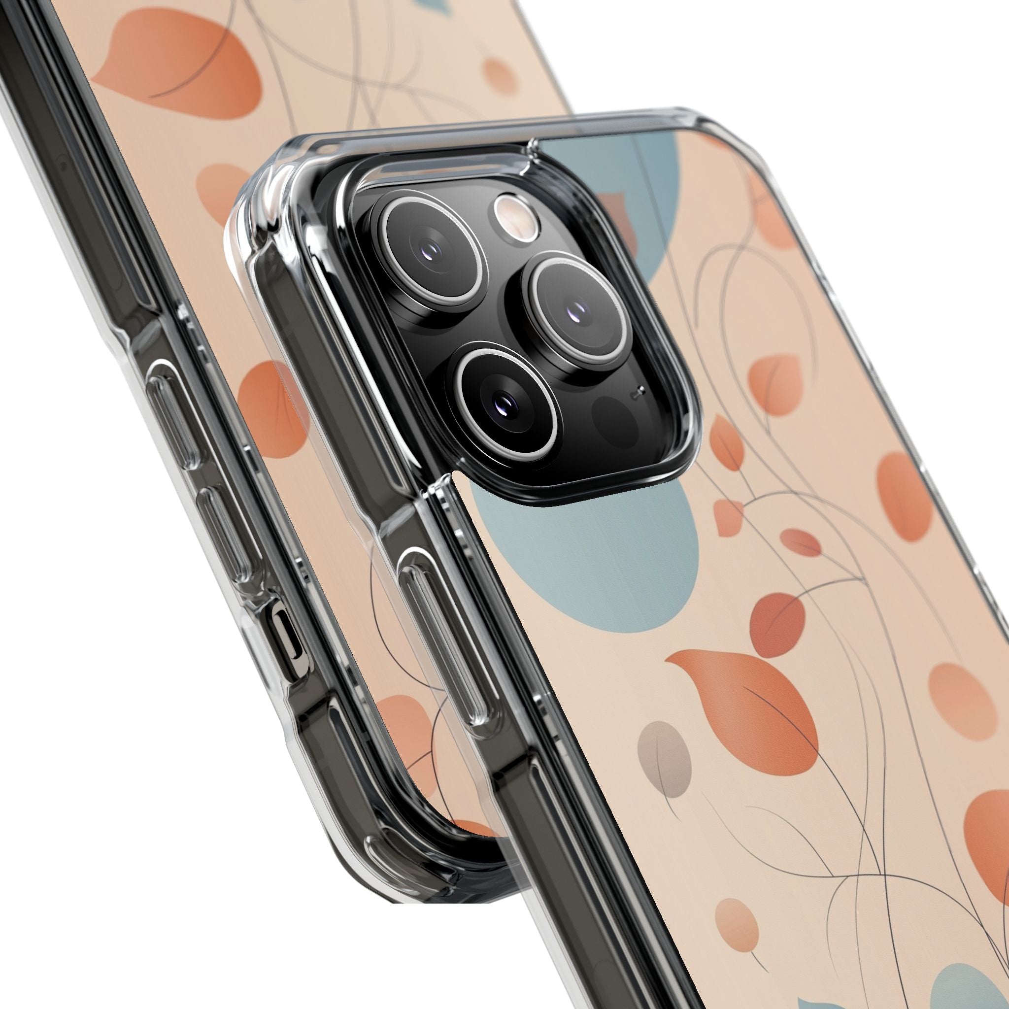 Gentle Leaves Drift iPhone Case - Impact