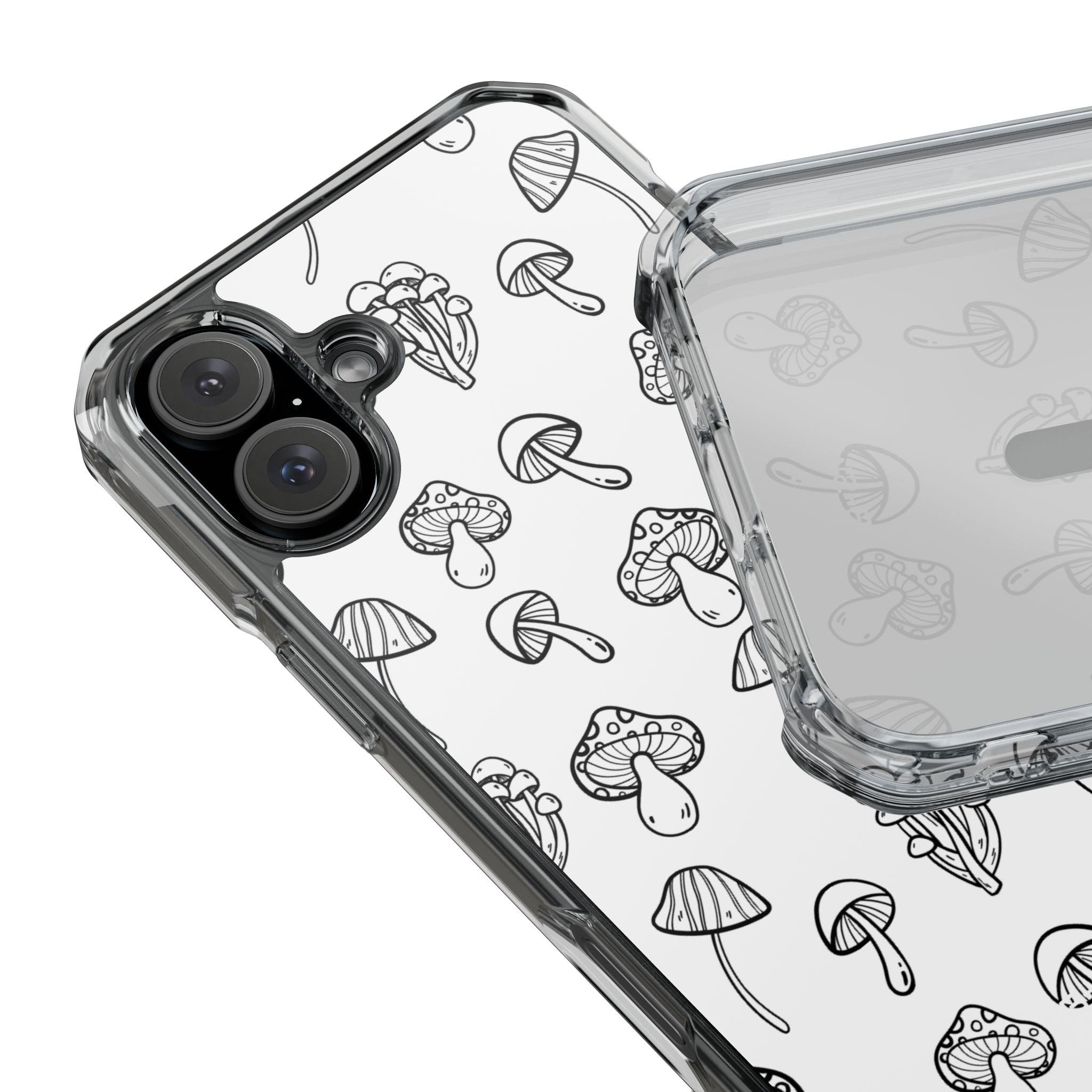 Mushroom Line Play iPhone Case - Impact