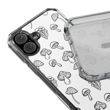 Mushroom Line Play iPhone Case - Impact