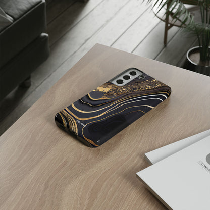 Elegant Gold Streams - Samsung Case