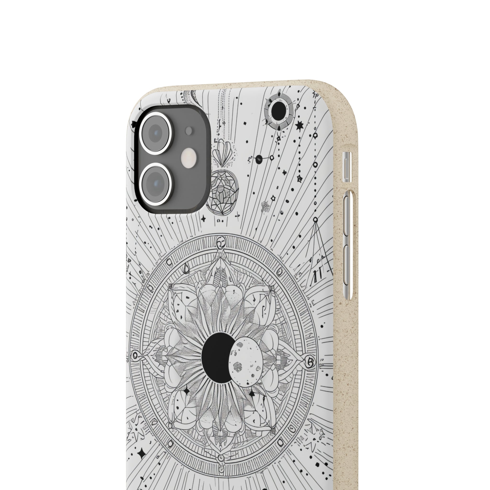 Celestial Mandala Mystique | Biodegradable Phone Case