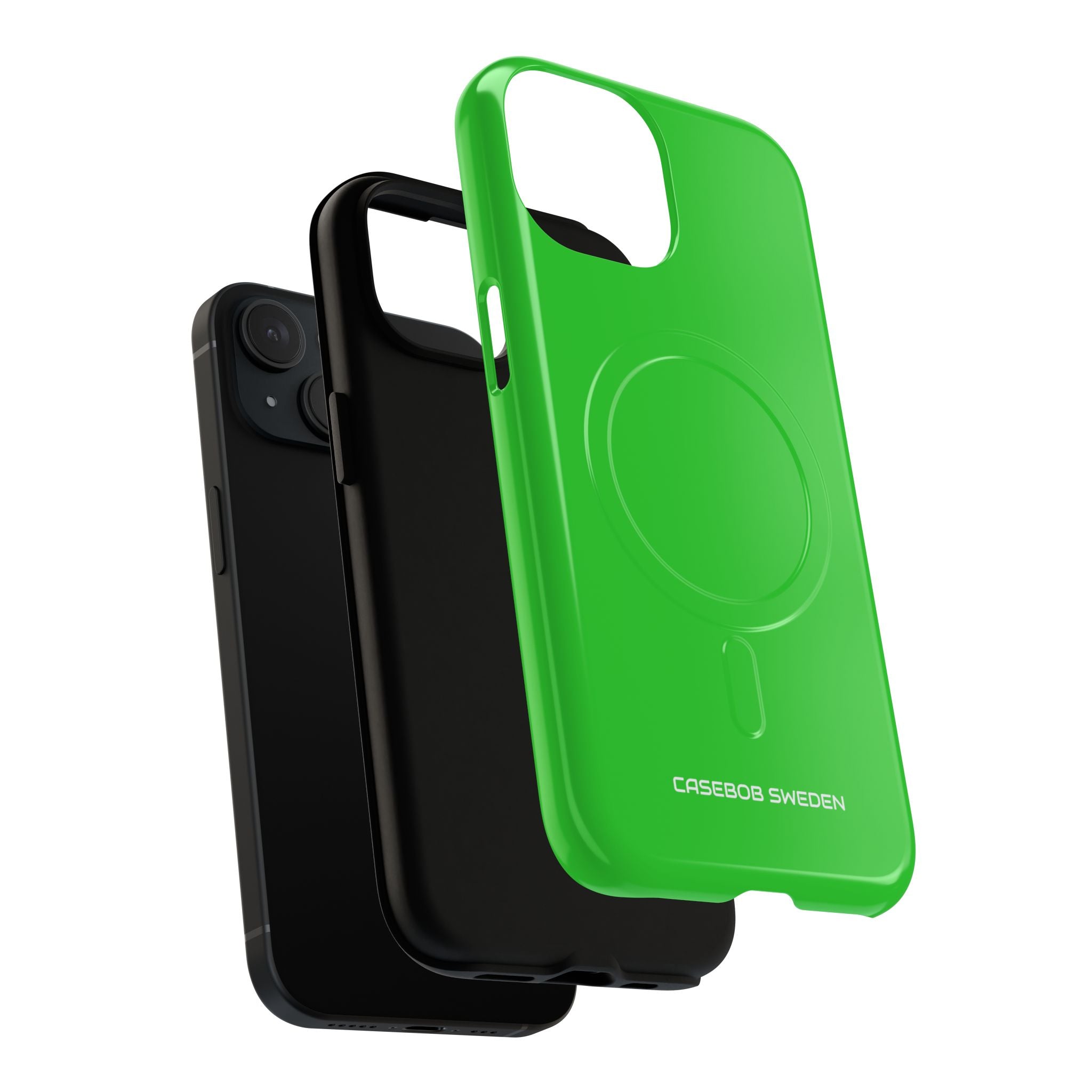 Lime Green - Tough + MagSafe® iPhone 15 Phone Case