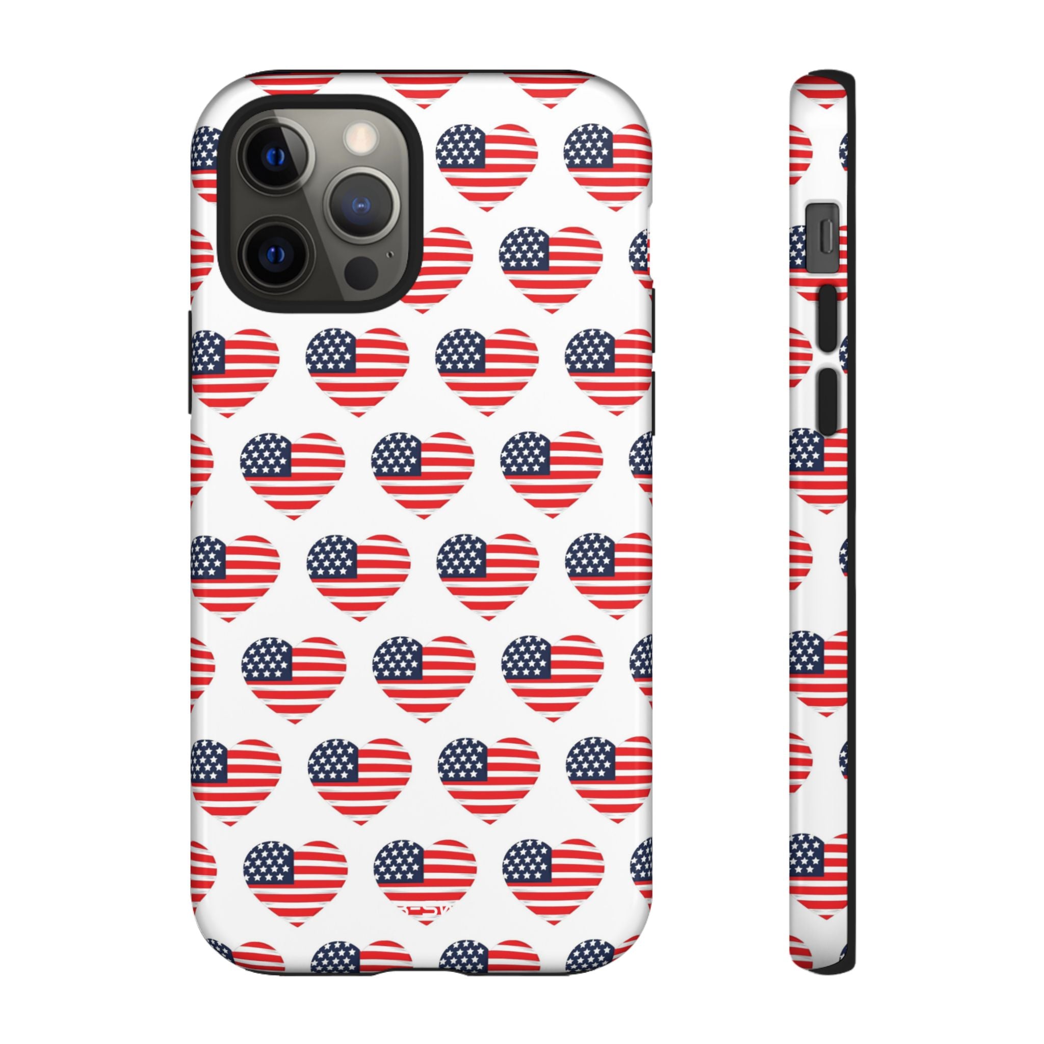 Hearts Embrace Freedom - iPhone Case