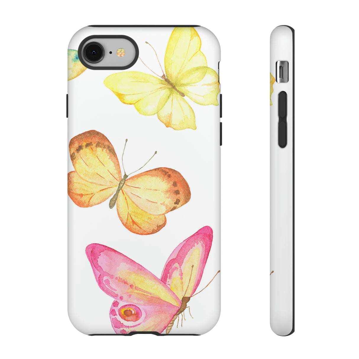 Watercolor Butterflyes - Protective Phone Case