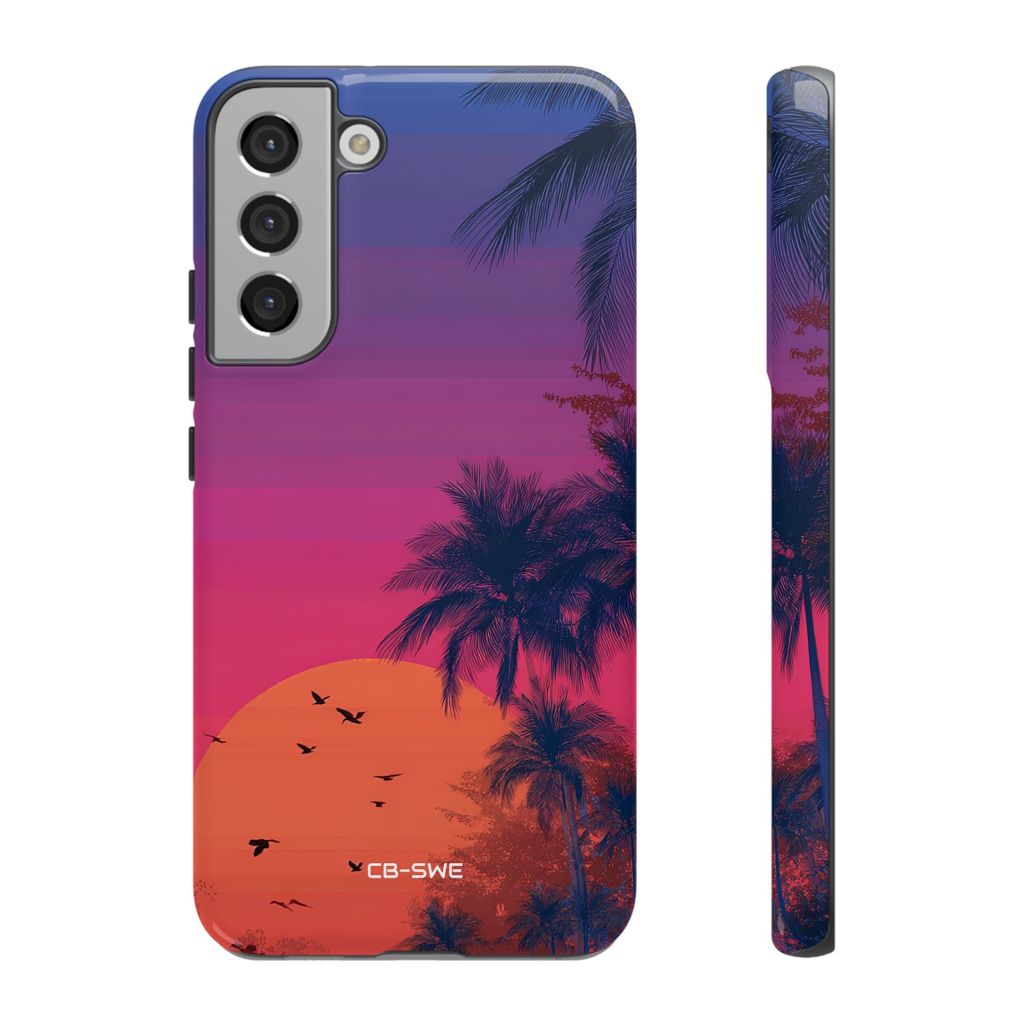Tropical Sunset Silhouettes - Samsung Case