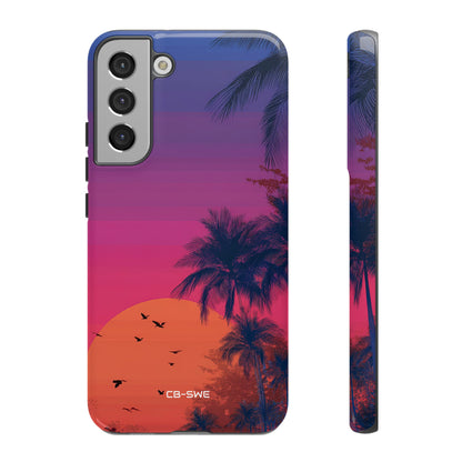 Tropical Sunset Silhouettes - Samsung Case