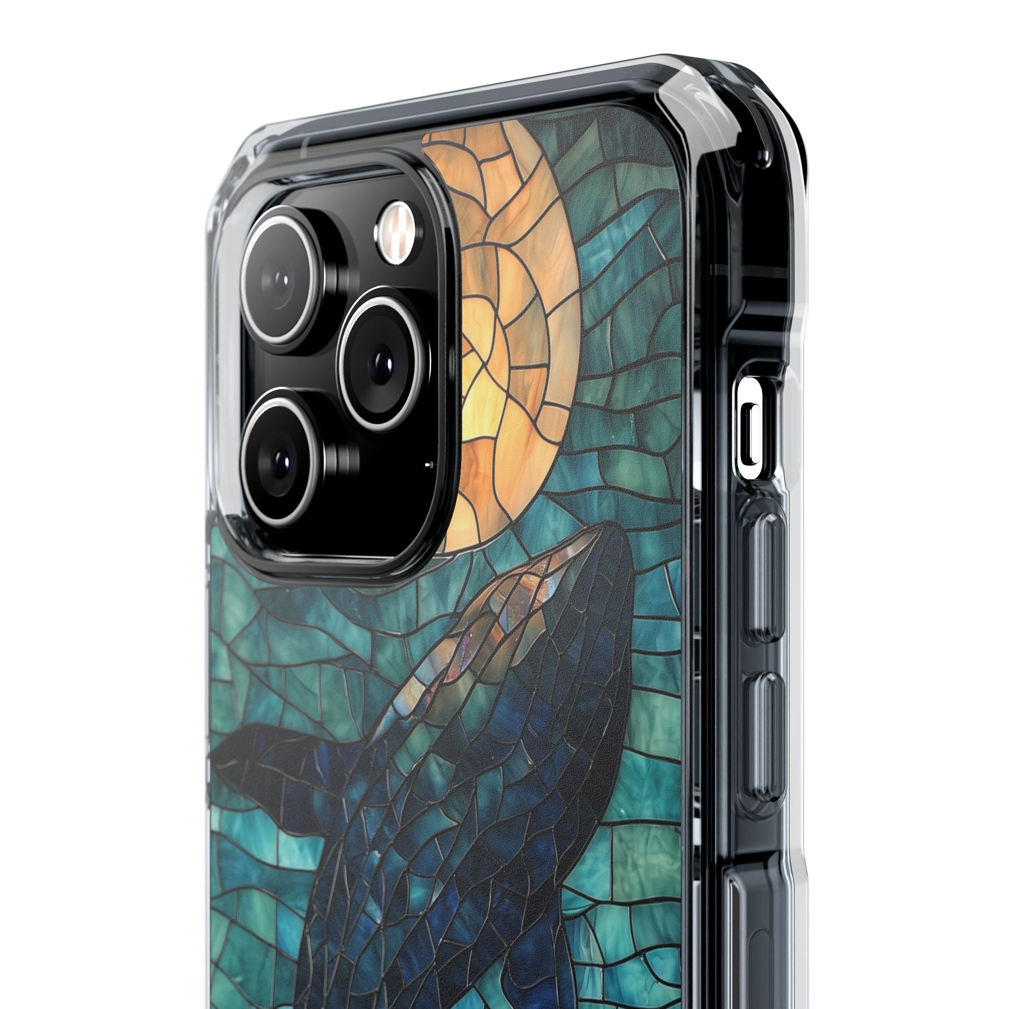 Whale Dives Upward iPhone Case - Impact