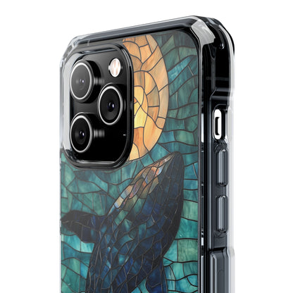 Whale Dives Upward iPhone Case - Impact