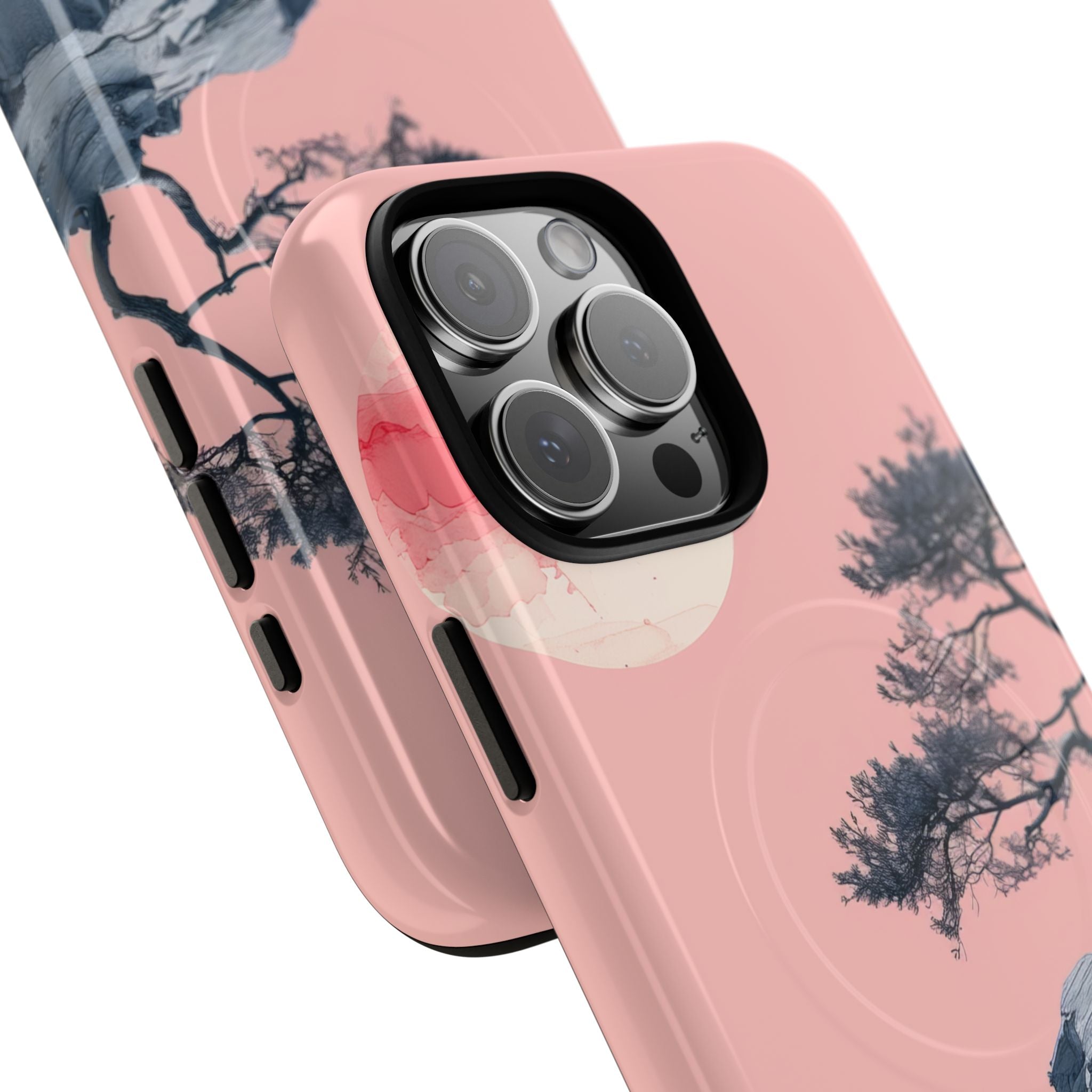 Crimson Moon Tree iPhone 16 Pro Max Case - Tough+