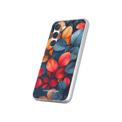 Vibrant Nature Leaves - Flexi Samsung S23 Phone Case