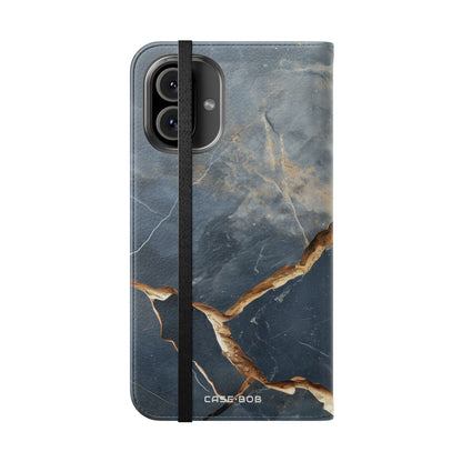 Copper Crackscape - iPhone 16 Plus Case - Wallet