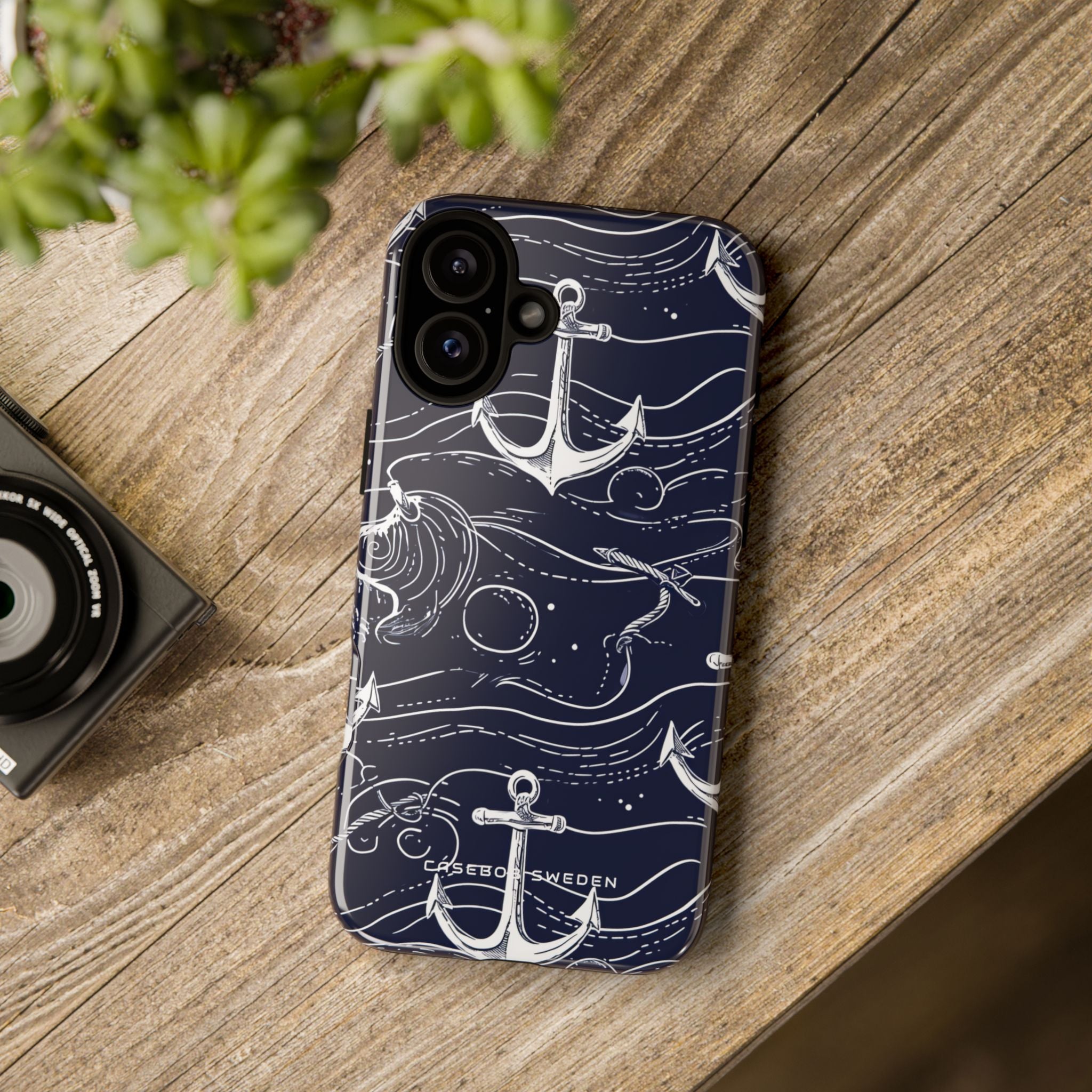 Gradient Anchorflow Waves iPhone 16 - Tough Phone Case