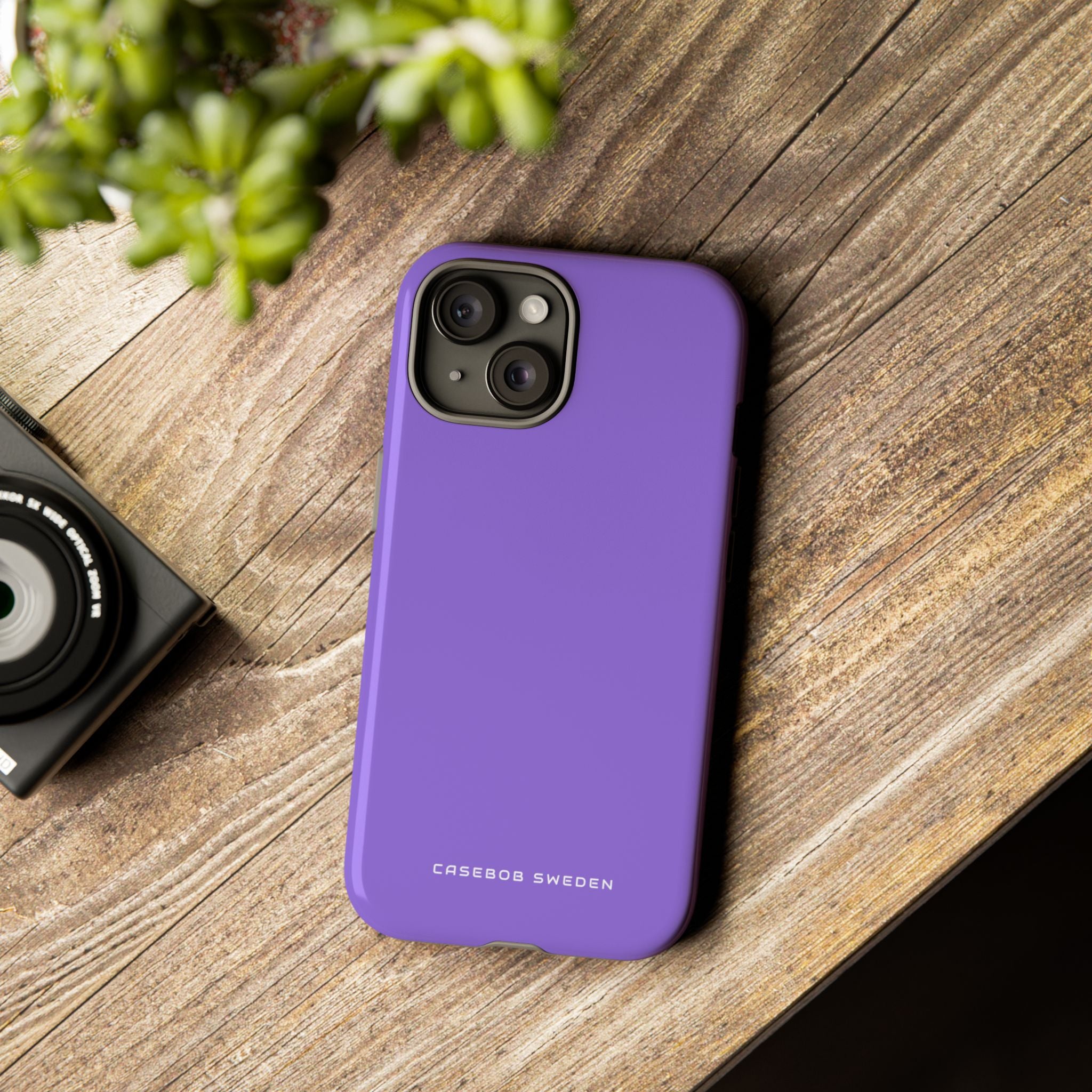 Medium Purple iPhone 15 - Tough Phone Case