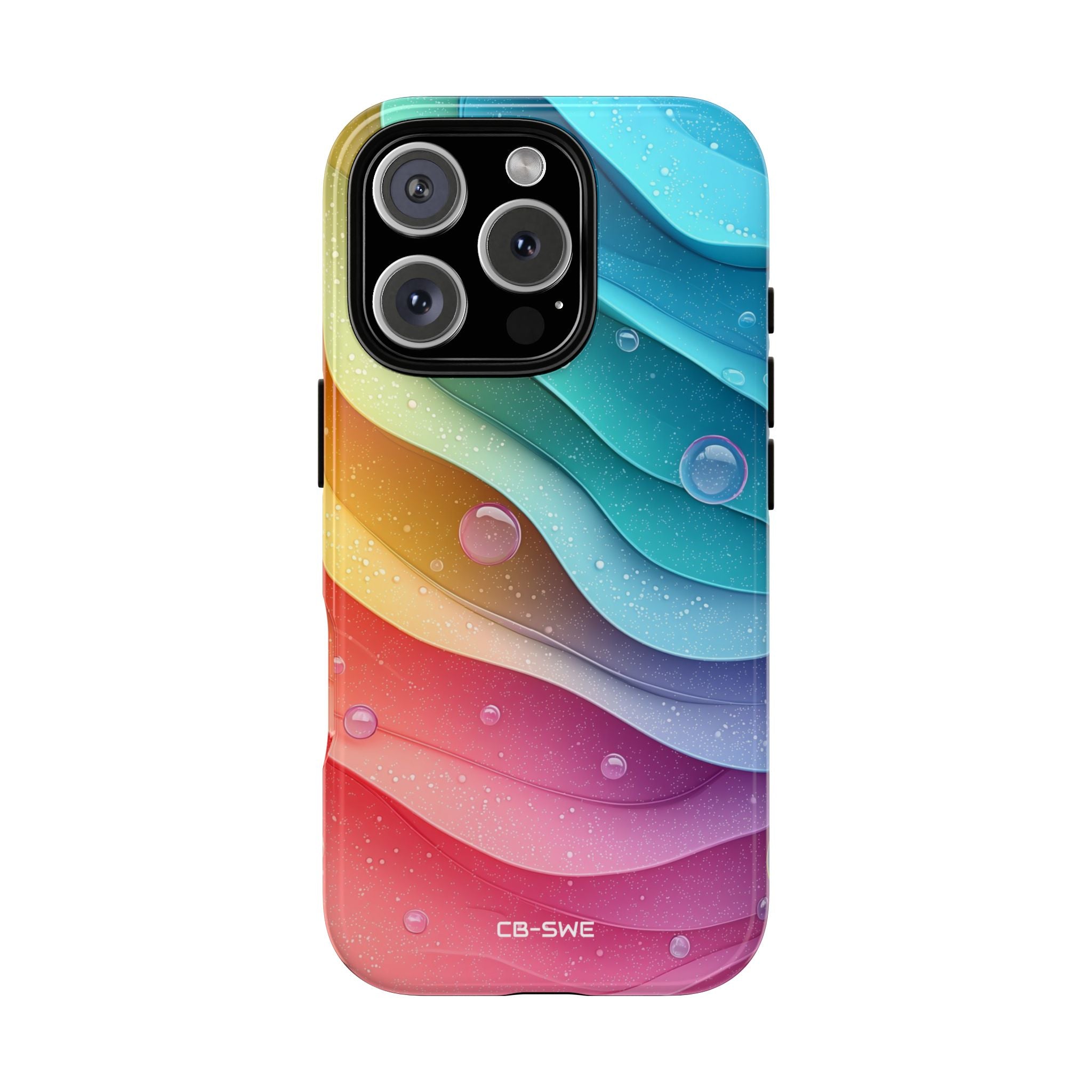 Waves Dance Playfully - iPhone Case