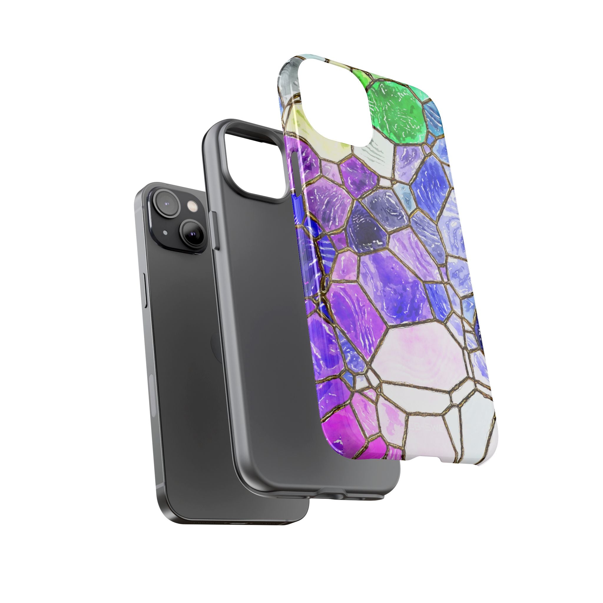 Colorful Glass Mosaic - iPhone Case
