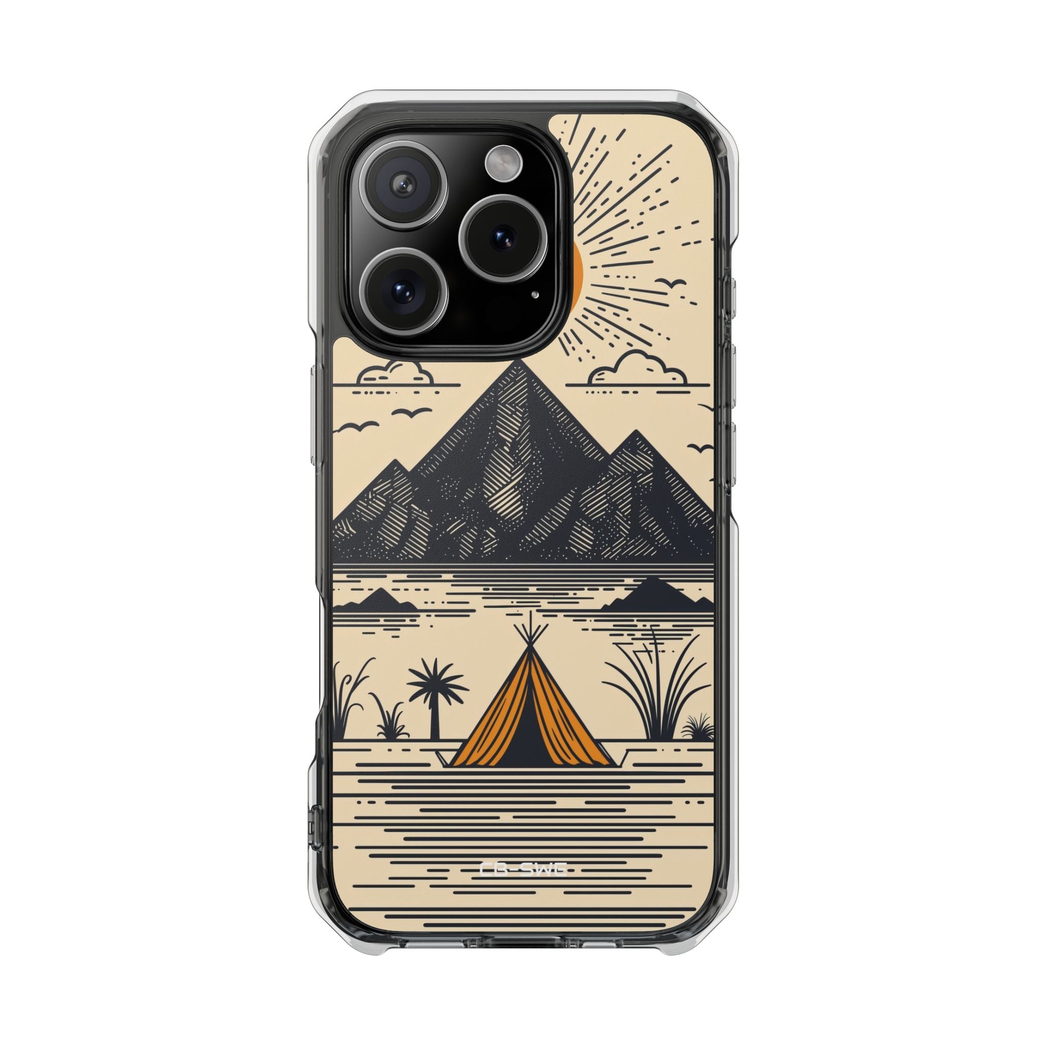 Golden Tent Awaits iPhone Case - Impact