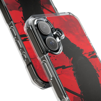Red Samurai Shadow iPhone Case - Impact