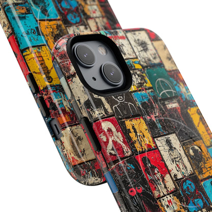 Figured Grid iPhone 14 Plus Case - Tough+