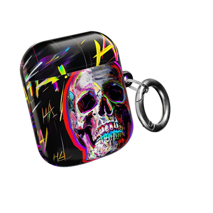 Neon Skeleton Laughter - AirPods Case