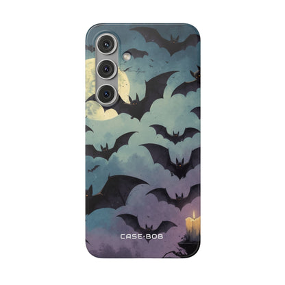 Glowing Bat Swarm Samsung S24 Plus Case - Soft