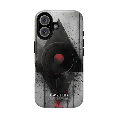 Crimson Core Geometry iPhone 16 - Tough+