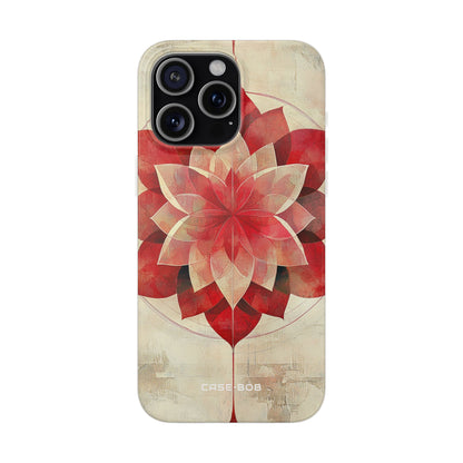 Crimson Bloom iPhone 15 Pro Max Case - Soft