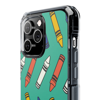 Crayons Dance Playfully iPhone Case - Impact