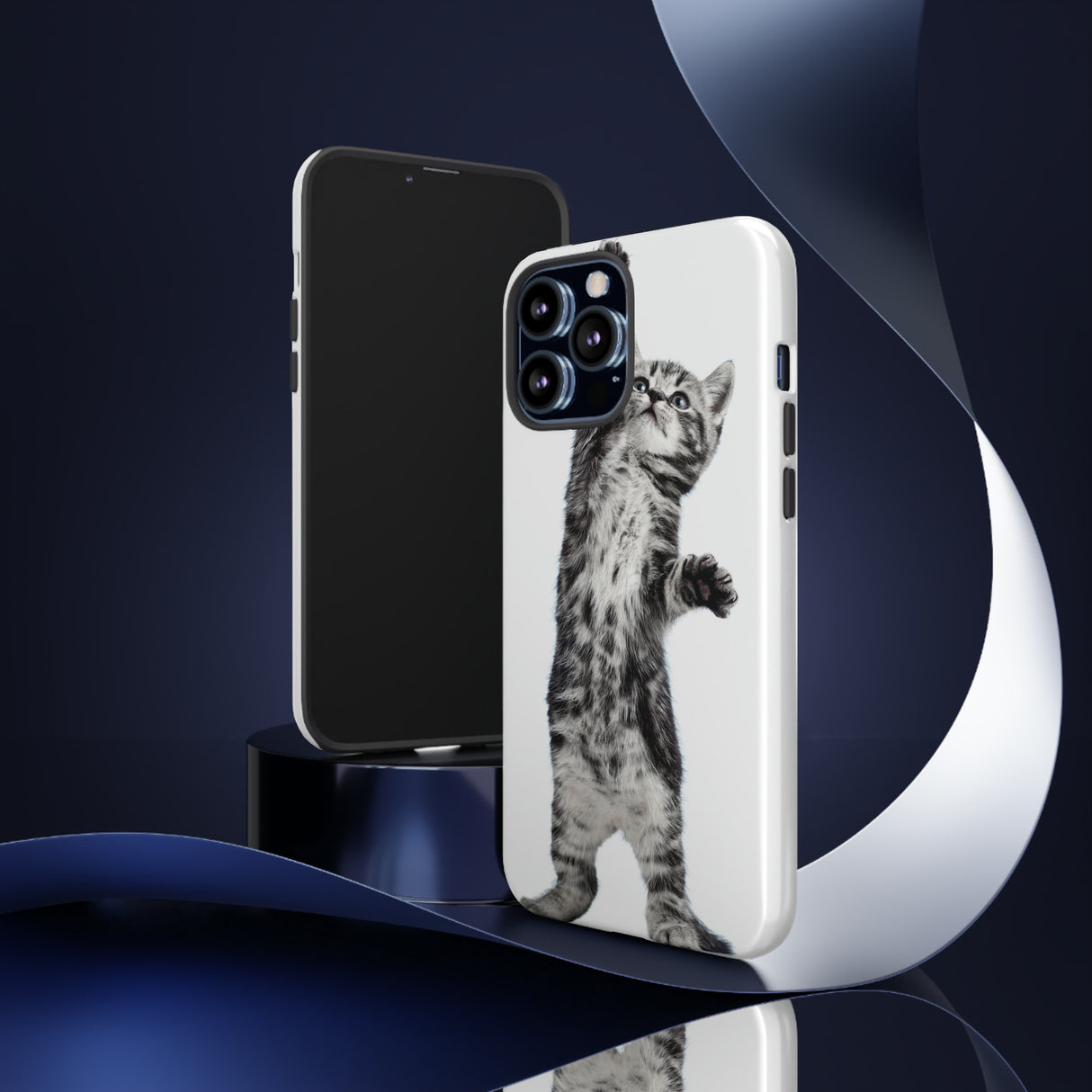 Playful Kitten - Protective Phone Case