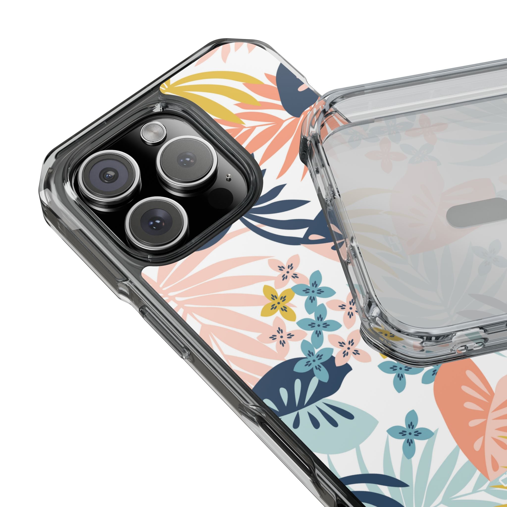 Tropical Foliage Blooms iPhone Case - Impact