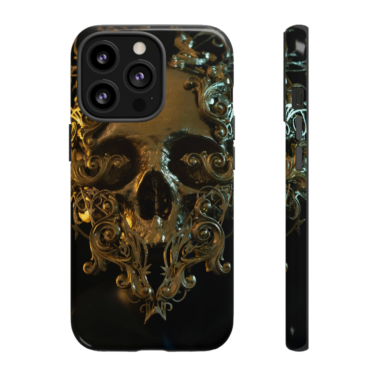 Golden Skull Trooper - Schutzhülle fürs Handy