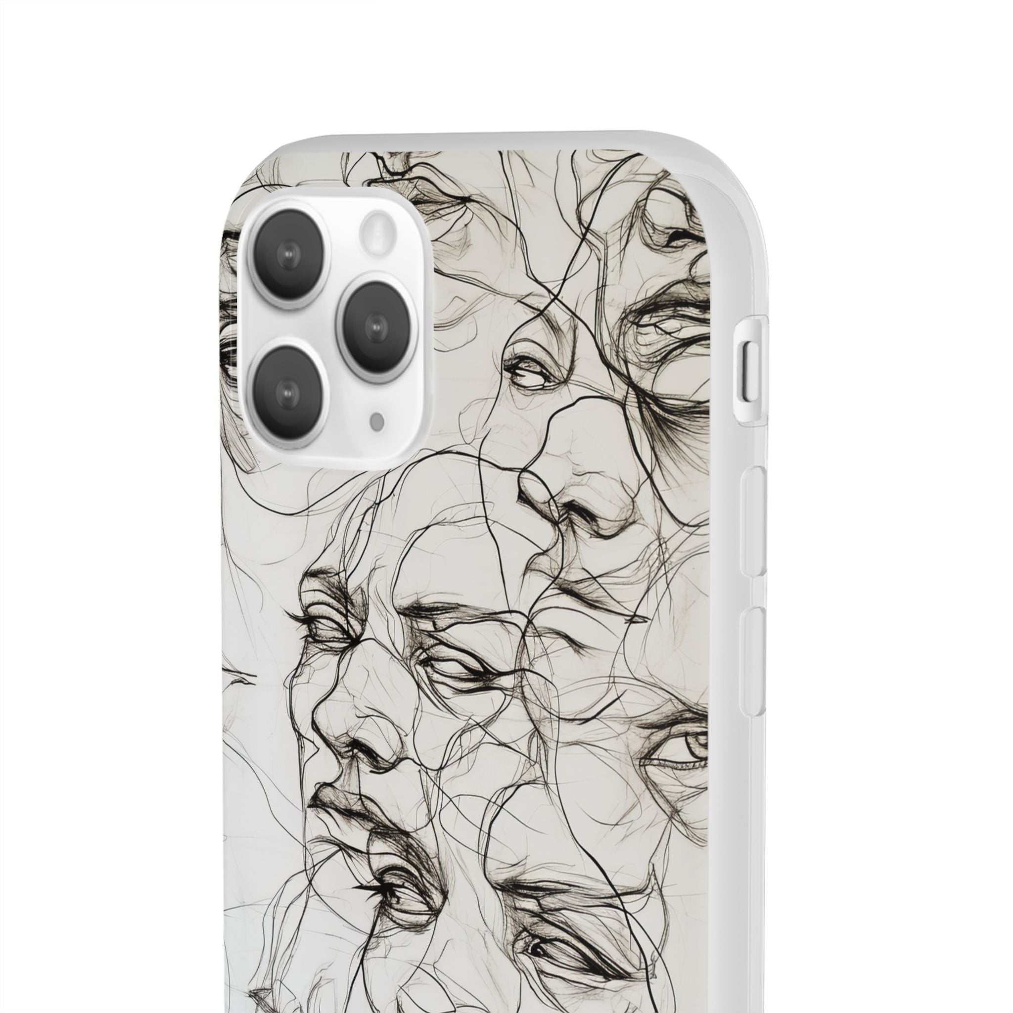 Ethereal Faces | Flexible Phone Case for iPhone