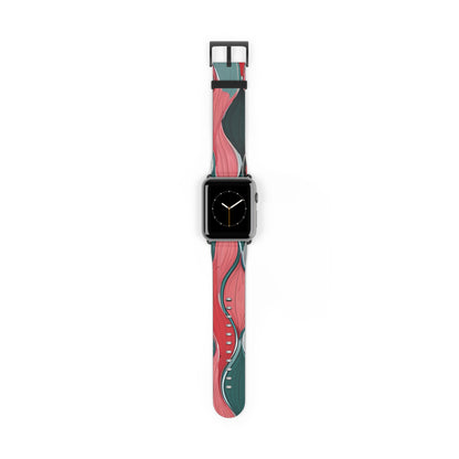 Leaf Spiral Pink - Watch Band