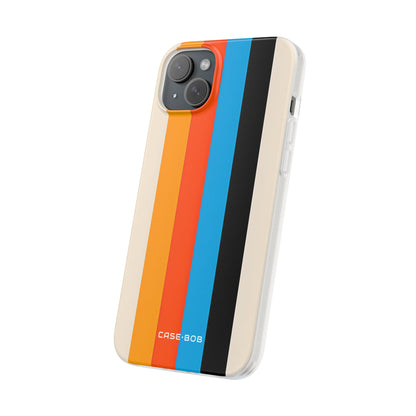 Vivid Stripe Harmony iPhone 15 Plus Case - Soft