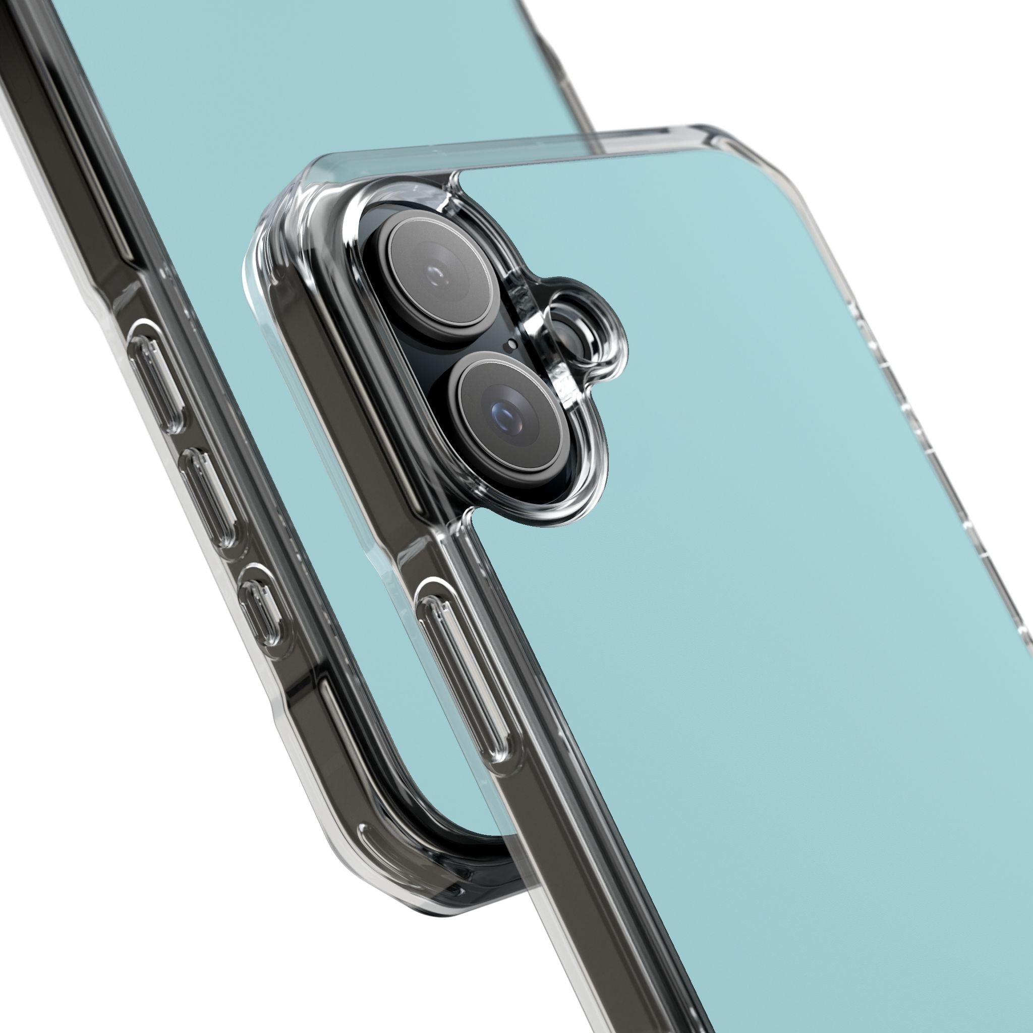 Powder Blue iPhone 16 - Clear Impact Phone Case