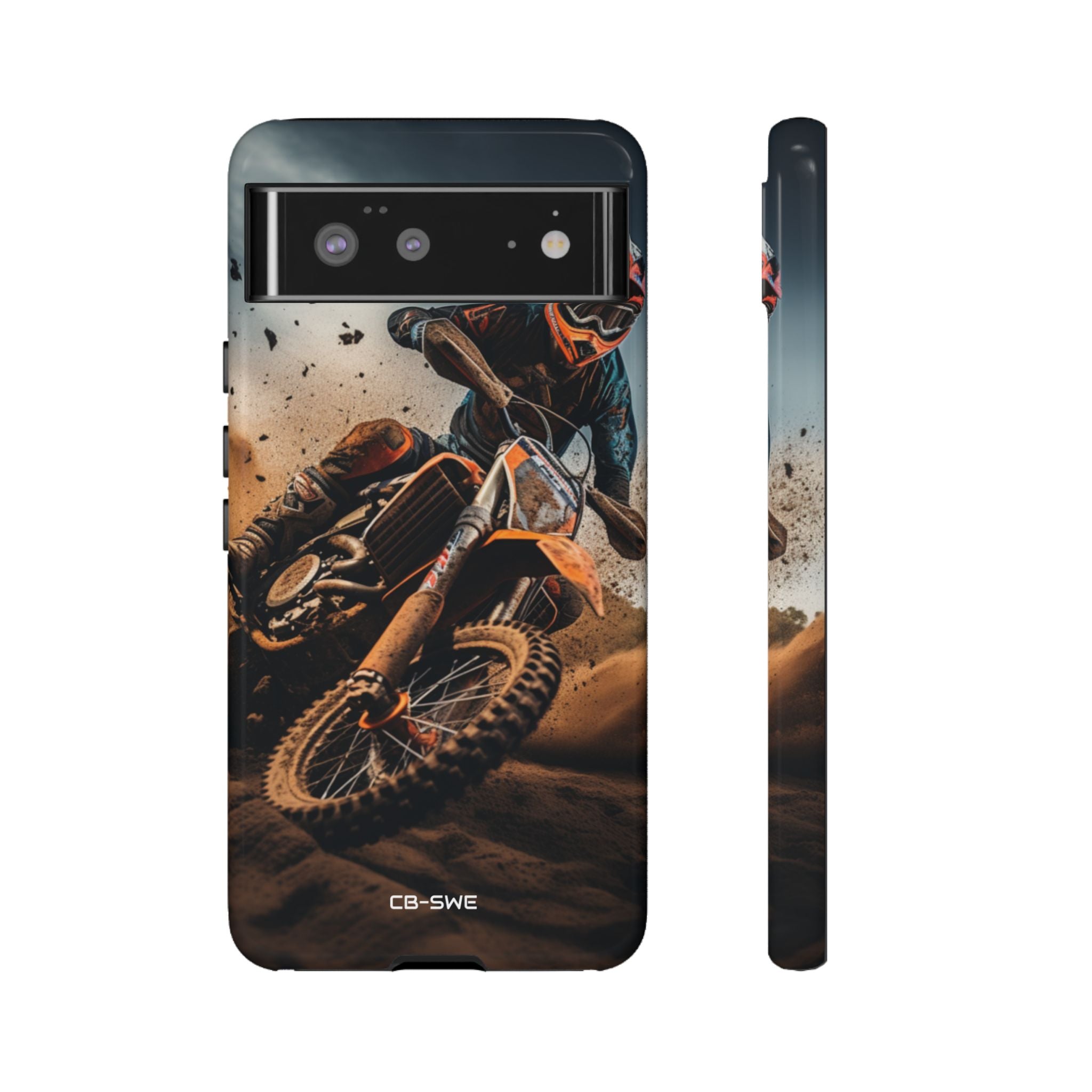 Rider Amidst Desert Fury - Google Pixel Case
