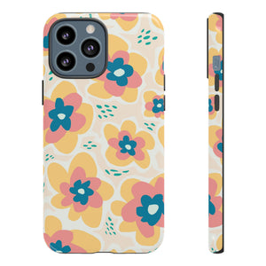 Yellow Happy Flower - Protective Phone Case