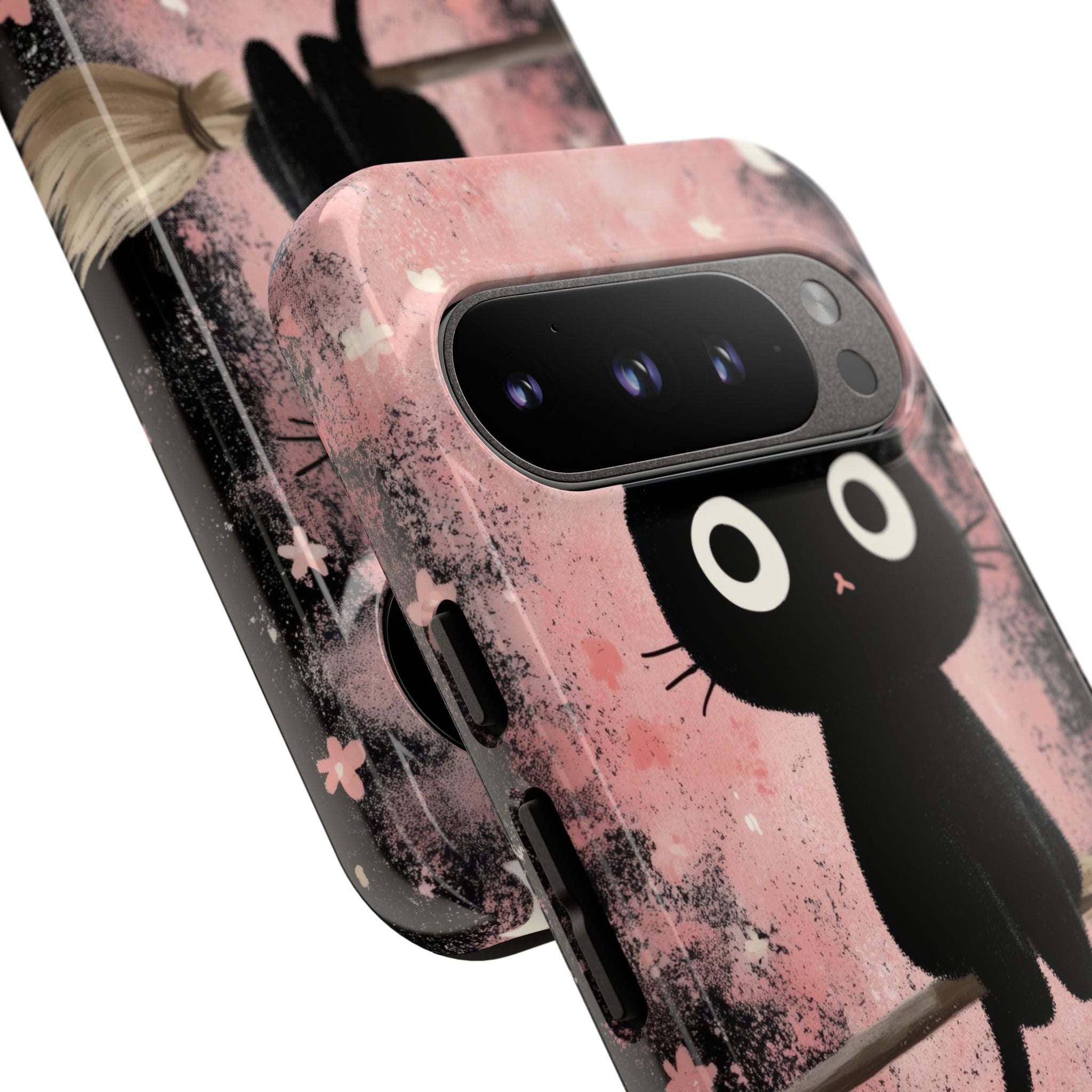 Whimsical Cat Soars - Google Pixel Case